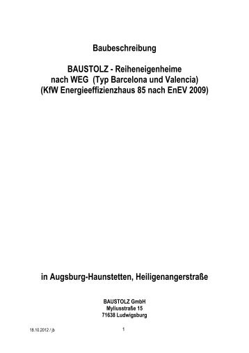 Baubeschreibung PDF Download - Baustolz