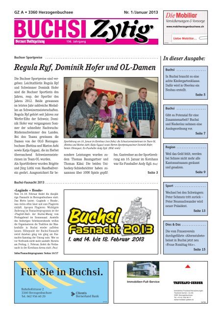 Nr. 1/Januar 2013 - Herzogenbuchsee