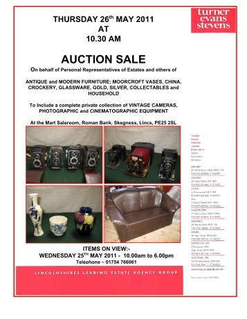 AUCTION SALE