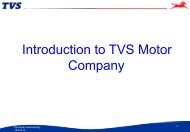 Dr. Devarajan, Vice President- Production Engineering, TVS Motors