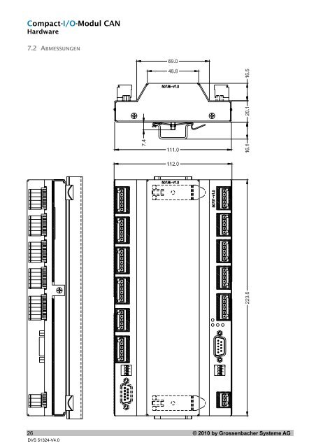 COMPACT-I/O-MODUL CAN - Grossenbacher Systeme AG