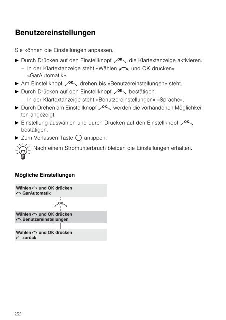 Bedienungsanleitung V-Zug Backofen Combair SL - Elektroshop24