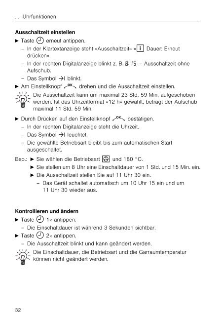 Bedienungsanleitung V-Zug Backofen Combair SL - Elektroshop24