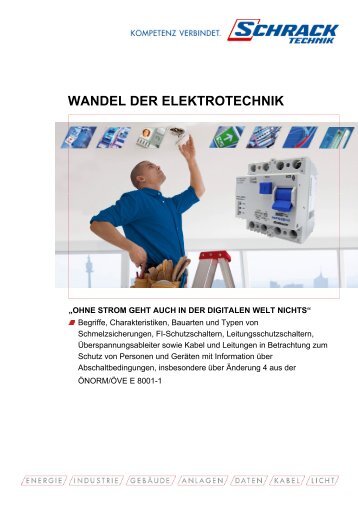 WANDEL DER ELEKTROTECHNIK - Schrack