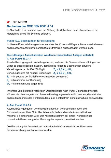 WANDEL DER ELEKTROTECHNIK - Schrack