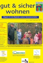 gut & sicher wohnen - Bauverein Gelsenkirchen eG