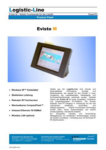 Evisto M - Grossenbacher Systeme AG