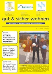 gut & sicher wohnen - Bauverein Gelsenkirchen eG