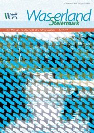 Die Wasserzeitschrift der Steiermark 2/2007 - Wasserland Steiermark