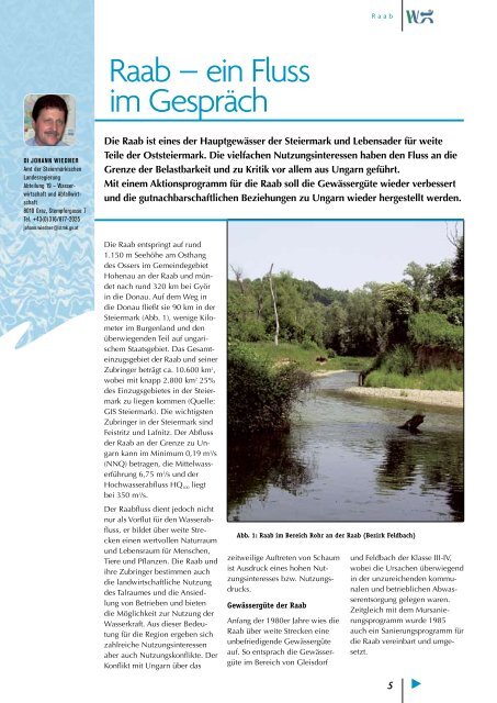 Die Wasserzeitschrift der Steiermark 2/2007 - Wasserland Steiermark