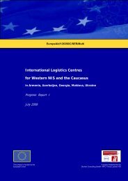 International Logistics Centres for Western NIS and the ... - TRACECA