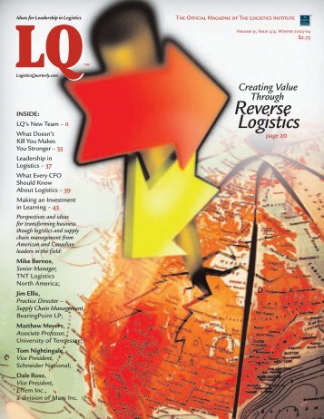 Reverse Logistics - Logistics Quarterly