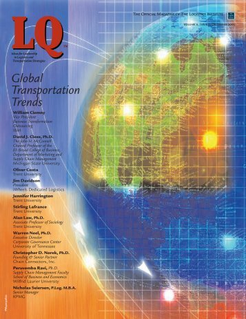 Global Transportation Trends - Logistics Quarterly
