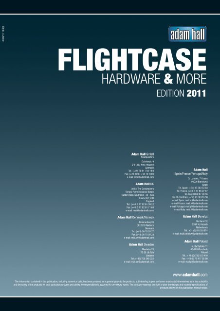 Flightcase Hardware and More 2011 1