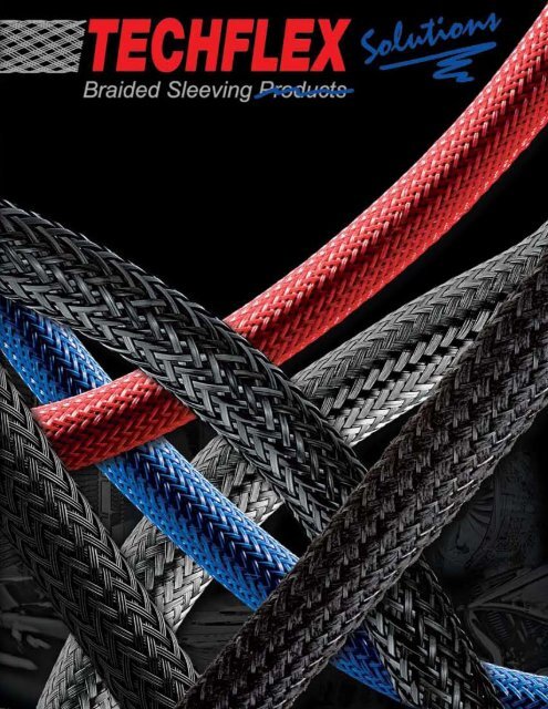 3mm ~ 40mm Black Red Expandable Braided Sleeving Cable Wire 3 Weave High Density 