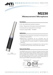 M2230 Measurement Microphone