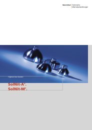 SolNit-A®. SolNit-M®. - Härterei Gerster AG