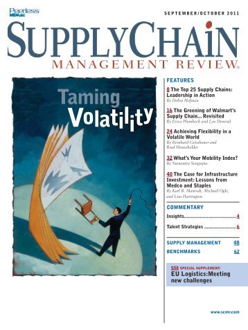 Supply chain Management Review - September/October 2011