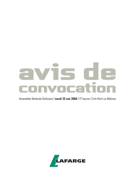 Lafarge document