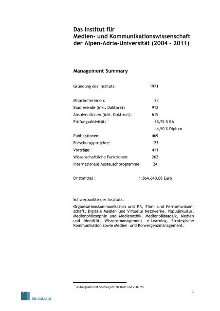 Untitled - Universität Klagenfurt