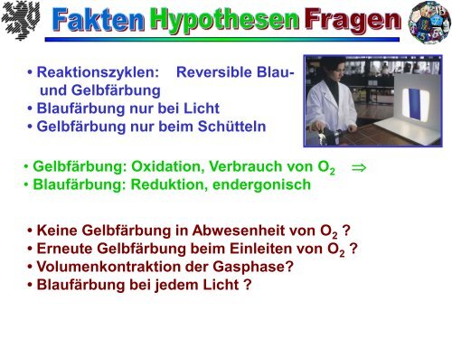 Experimente im Chemieunterricht - Chemie und ihre Didaktik ...