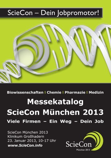 Messekatalog ScieCon München 2013 - btS