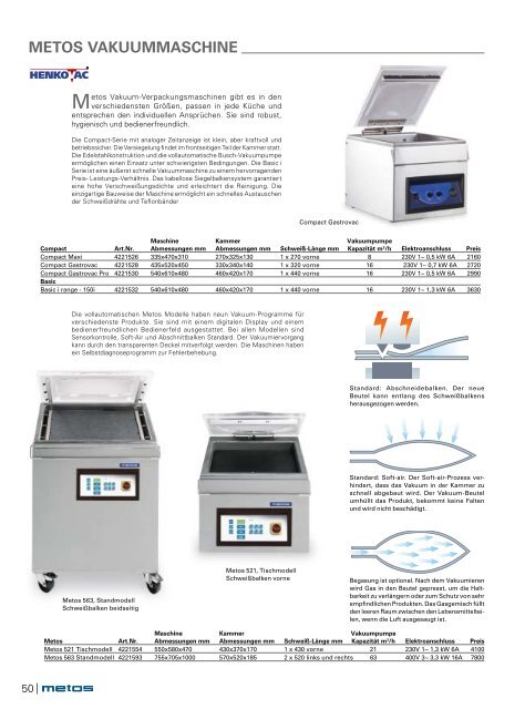 metos selfcooking center