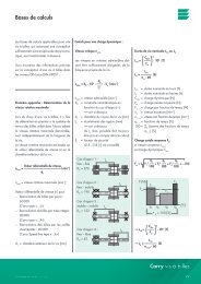 Bases de calculs Carry vis à billes - Eichenberger Gewinde AG