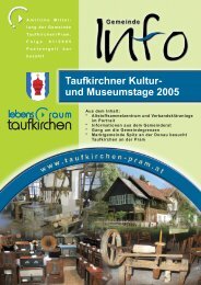 Gemeinde Info Folge 1/2005 (0 bytes) - Taufkirchen an der Pram