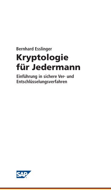 Kryptologie für Jedermann - Deutschland sicher im Netz