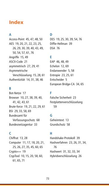 Kryptologie für Jedermann - Deutschland sicher im Netz