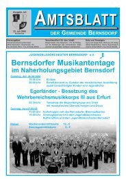 Bernsdorfer Musikantentage - Bernsdorf im Erzgebirge