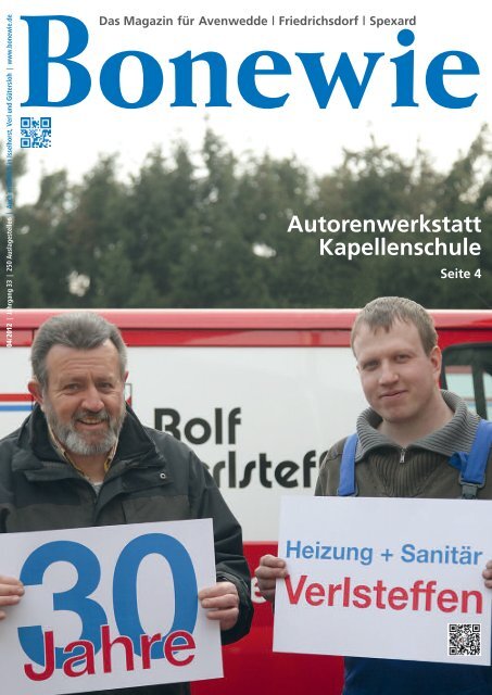 Autorenwerkstatt Kapellenschule - Bonewie.de