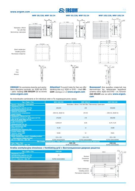 obudowy wyposażenie obudów enclosures fittings for ... - elmako.pl