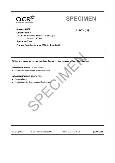 76547-unit-f326-practical-skills-in-chemistry-2-evaluative-task-specimen