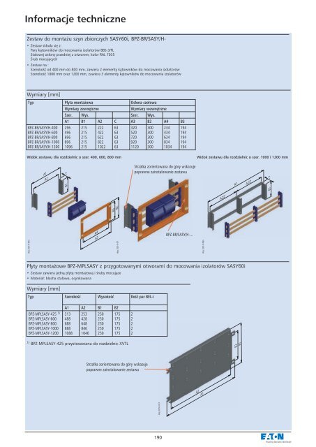 Rozdzielnice i obudowy do 2500 A - katalog 2010 - Moeller