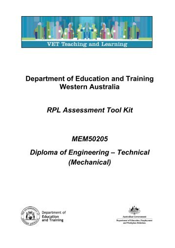 (RPL) Assessment Tool Kit - WestOne