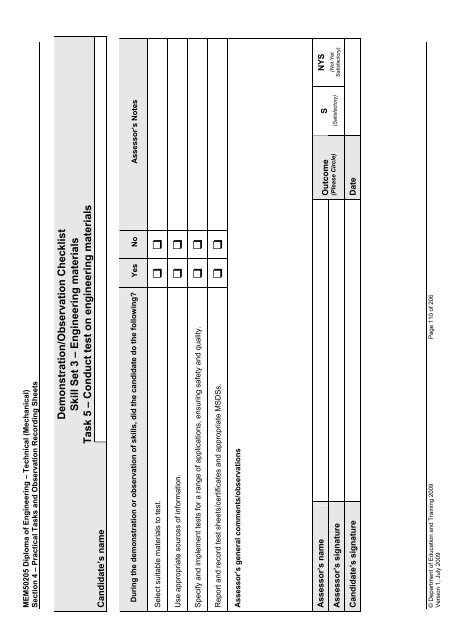 (RPL) Assessment Tool Kit - WestOne