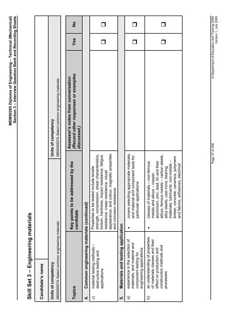 (RPL) Assessment Tool Kit - WestOne