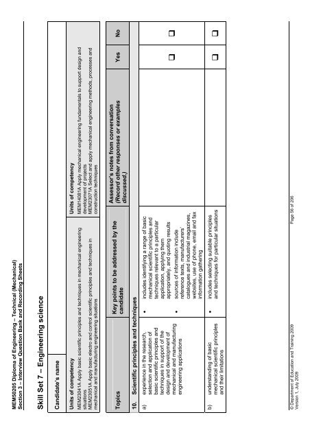 (RPL) Assessment Tool Kit - WestOne