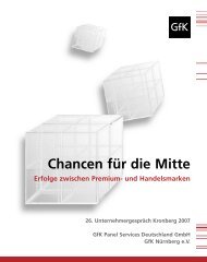 Chancen für die Mitte Erfolge zwischen Premium- und ... - GfK