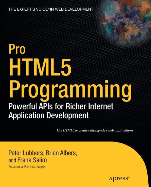 Peter Lubbers - Pro HTML 5 Programming