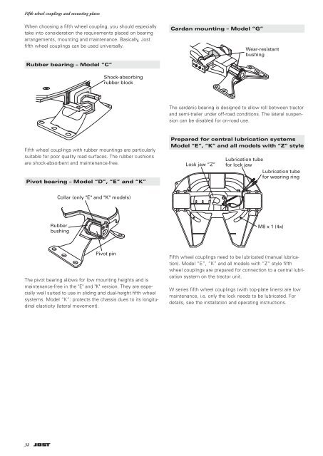 Products for articulated vehicle semi-trailers trailers