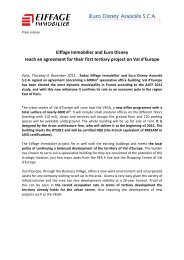 Press Release_ EIFFAGE_EURO DISNEY - Euro Disney SCA ...