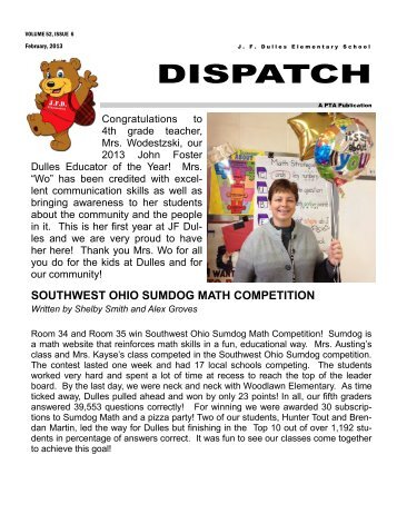 PTA Dulles Dispatch - Oak Hills Local Schools