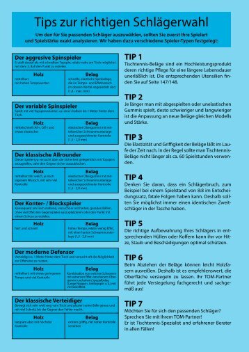 und Belagtabelle - tom-tt.de