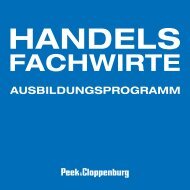 Handelsfachwirte - Karriere - Peek & Cloppenburg