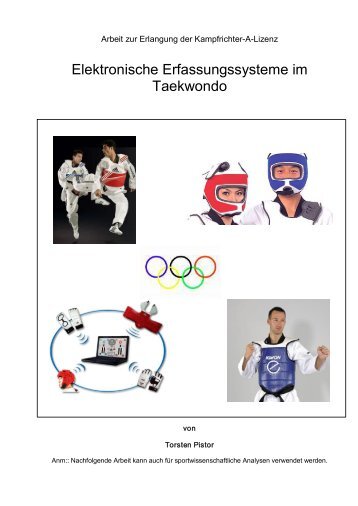 Elektronische Erfassungssysteme im Taekwondo