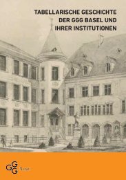 und GemeinnüTziGe - GGG Basel