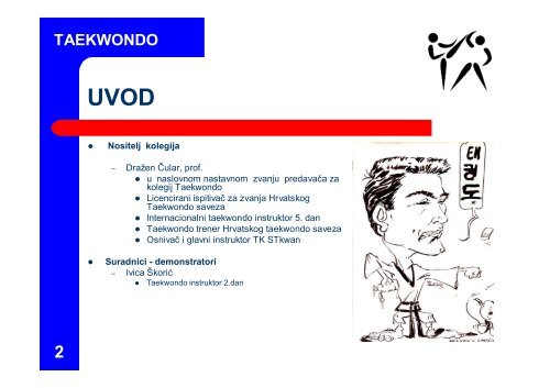 taekwondo - Kineziološki fakultet Split